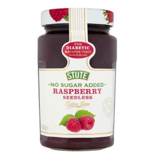 สทิ้ว NOADDEDSUGAR430G แยมราสพ์เบอร์รีสูตรไม่มีน้ำตาล430กSTUTE RASPBERRY