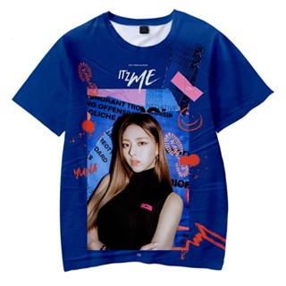 KPOP ITZY ITz Me Album T Shirts Summer Korean K-pop 3D Print T Shirt Harajuku Casual Kawaii Tops Trendy Streetwear_07