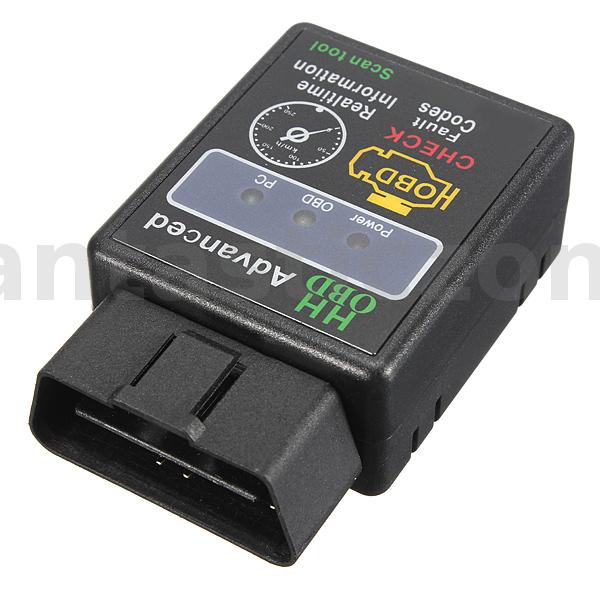 เครื่องสแกนเนอร์ วินิจฉัย OBD EOBD บลูทูธ ขนาดเล็ก สําหรับรถยนต์
