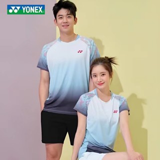 เสื้อกีฬาแบดมินตัน Yonex แบบแห้งเร็ว แฟชั่นคู่รัก สําหรับเด็ก 2023