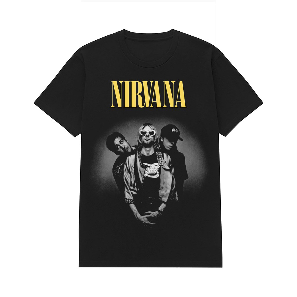 Rockerstar เสื้อยืด ลาย Nirvana We Heart It