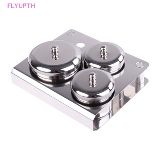 Flyup จานอะคริลิค สําหรับใส่น้ํายาทาเล็บ 3 ชิ้น ต่อชุด