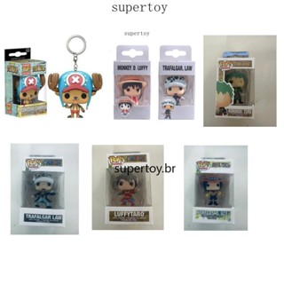 พวงกุญแจ ฟิกเกอร์ One Piece Luffy Chopper Zoro Ace Law Funko Pop