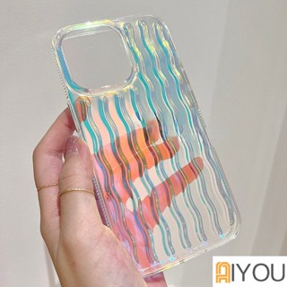 Case Mermaid Hologram เคสเงา LYDIY เคสใสลายยัก เคสสำหรับรุ่น 11-14 14pro 14promax 14 Plus