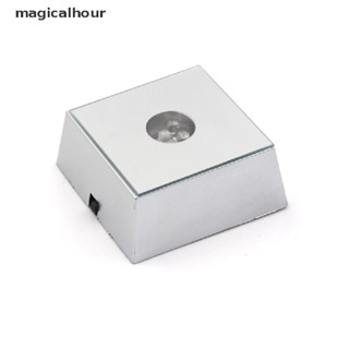 Magicalhour^^ ใหม่ ฐานไฟคริสตัล LED 3 ดวง สําหรับตกแต่งบ้าน