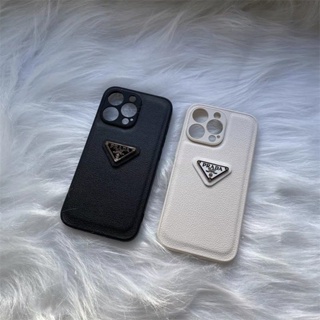 เคสโทรศัพท์มือถือหนัง หรูหรา เรียบง่าย สําหรับ iPhone14promax 13promax 12pro