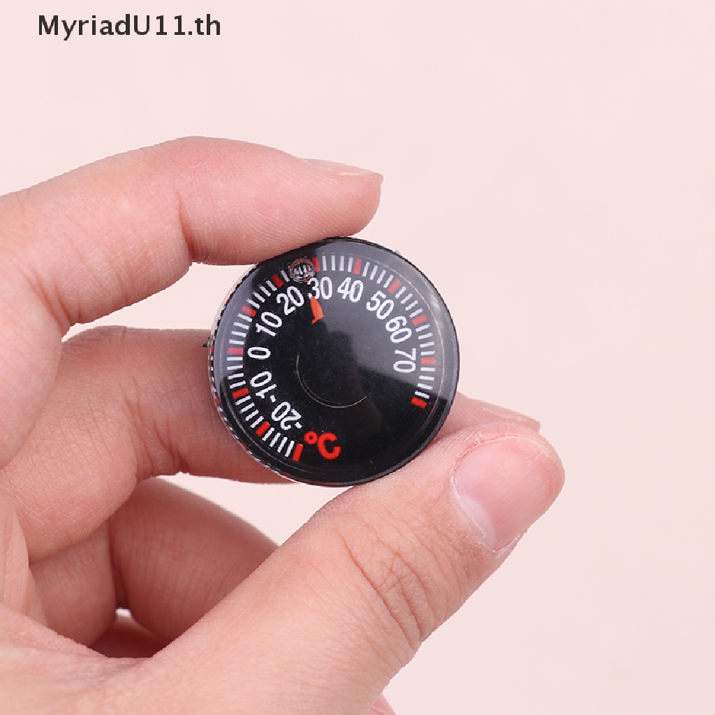 Myriadu 1 ชิ้น -20~70°C เครื่องวัดอุณหภูมิเรือนกระจก ทรงกลม ความแม่นยําสูง 27 มม.