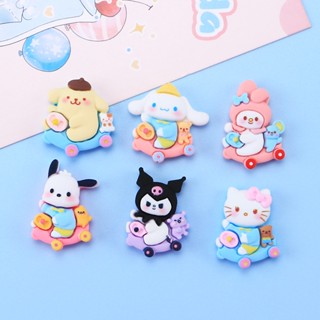 [พร้อมส่ง] กิ๊บติดผมเรซิ่น ลายการ์ตูนซานริโอ้น่ารัก แฮนด์เมด diy สําหรับตู้เย็น