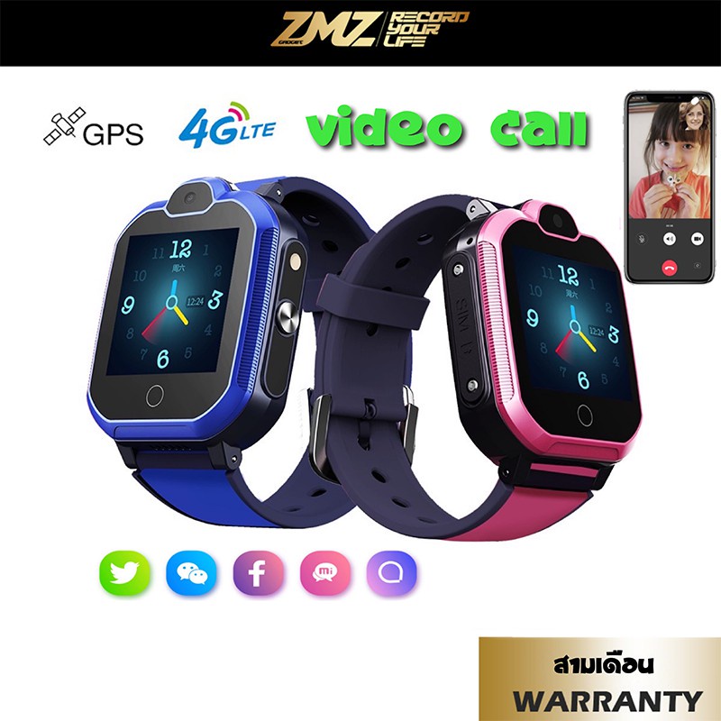 🔥🔥ส่งเร็ว🔥4G Vdo call🔥 นาฬิกาเด็ก Smart watch T6 kids ประกัน 3เดือน !!!