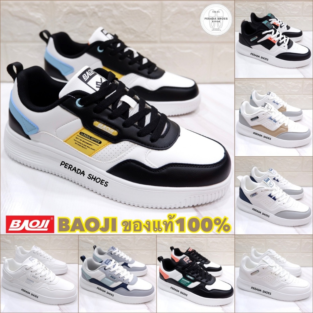 ⊙☸Baoji  แท้% Sneaker เบามาก รองเท้าผ้าใบชาย รองเท้าผ้าใบวัยรุ่น รุ่น BJM748 / BJM739 ไซส์ 41-45