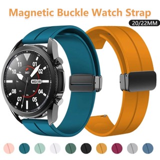 สายนาฬิกาข้อมือซิลิโคน 20 มม. 22 มม. สําหรับ Samsung Galaxy Watch 42 มม. 46 มม. Active 2 40 มม. 44 มม. Huawei Watch GT2 Amazfit Sport Strap