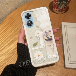 เคสโทรศัพท์มือถือแบบนิ่ม TPU ลายการ์ตูนหมีขาวน่ารัก สําหรับ OPPO Reno8 T 5G 4G Reno 8 8T Reno8T