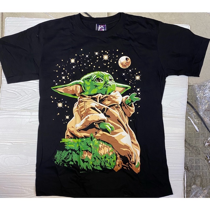 Star Wars Master Yoda Black Shirt
