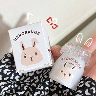 Herorange Rabbit Pudding ลิปมาสก์ ให้ความชุ่มชื้น ลิปบาล์ม เจือจาง ลิปไลน์ ลิปสติก ไพรเมอร์