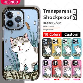 กันกระแทกใสแข็งบางใสแฟชั่น Case ศิลปิน Amelia Rizky Bean The Cat With Mr. เคสโทรศัพท์มือถือ ลายกบน้ํา สําหรับ Iphone 15 14 X Xr Xs 13 12 Pro Max 11 7 8 Plus Miniซิลิโคนนิ่มเคส tpu คุณภาพสูงยี่ห้อใสขอบเรียบโทรศัพท์มือถือฝาปิด Tifyอุปกรณ์เสริมสำหรับ