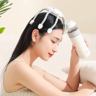 Yew เครื่องนวดศีรษะไฟฟ้า 3 โหมด Unblock ปวดหัว Fit Body ความถี่ความเครียดบรรเทาและนวดหลายจุดสนุก