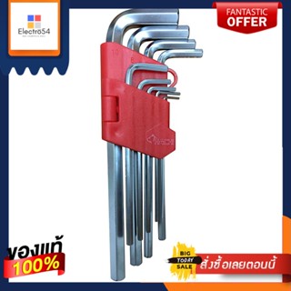 HEX ประแจหกเหลี่ยม HACHI 9 ชิ้น/ชุดHEX KEY SET HACHI 9EA/SET