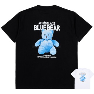 [acme de la vie] 100％ Authentic BLUE TEDDY BEAR SHORT SLEEVE T-SHIRT ADLV_02