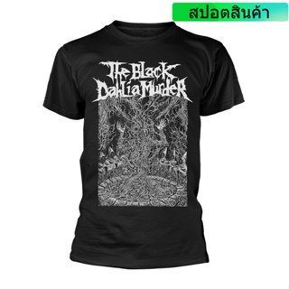 ใหม่ เสื้อยืดผ้าฝ้าย พิมพ์ลาย Spun The Black Dahlia Murder Zapped Again (สีดํา) 2022