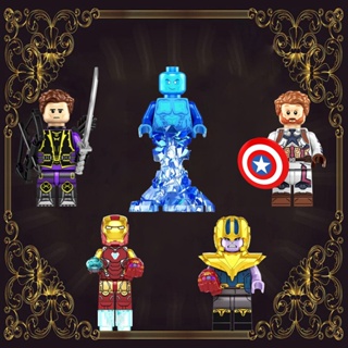 Mark 85 Thanos Captain America Hawkeye Hydro Man บล็อคตัวต่อของเล่น เพื่อการเรียนรู้ สําหรับเด็ก DIY