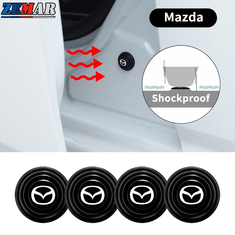 ปะเก็นยางกันชนประตูรถยนต์ กันกระแทก สําหรับ Mazda 2 3 CX5 CX30 CX8 CX3 Mazda2 6 5 8 12 ชิ้น