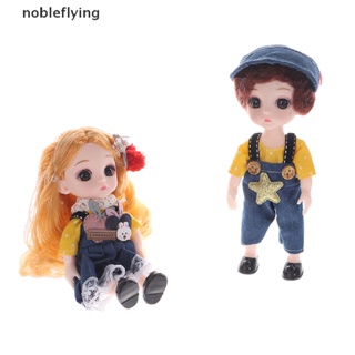 Nf ตุ๊กตาฟิกเกอร์ ข้อต่อขยับได้ พร้อมเสื้อผ้า รองเท้า DIY ขนาด 17 ซม. ของเล่นสําหรับเด็กผู้ชาย ผู้หญิง