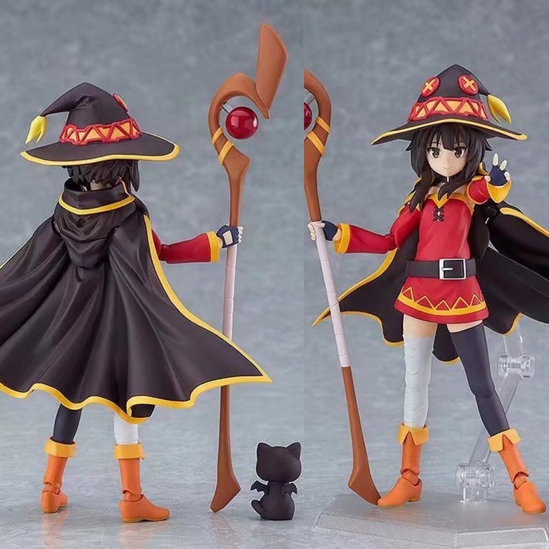 โมเดลฟิกเกอร์ อนิเมะ Figma 407 Kono Subarashii Sekai Konosuba Megumin God's Blessing Megumin 725 ของ