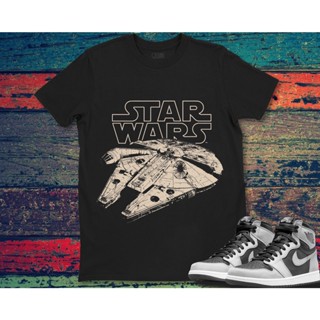 oversize T-shirt เสื้อยืด พิมพ์ลายกราฟฟิค Star Wars Millennium Falcon เหมาะกับของขวัญ สําหรับผู้ชาย และผู้หญิง S-5XL