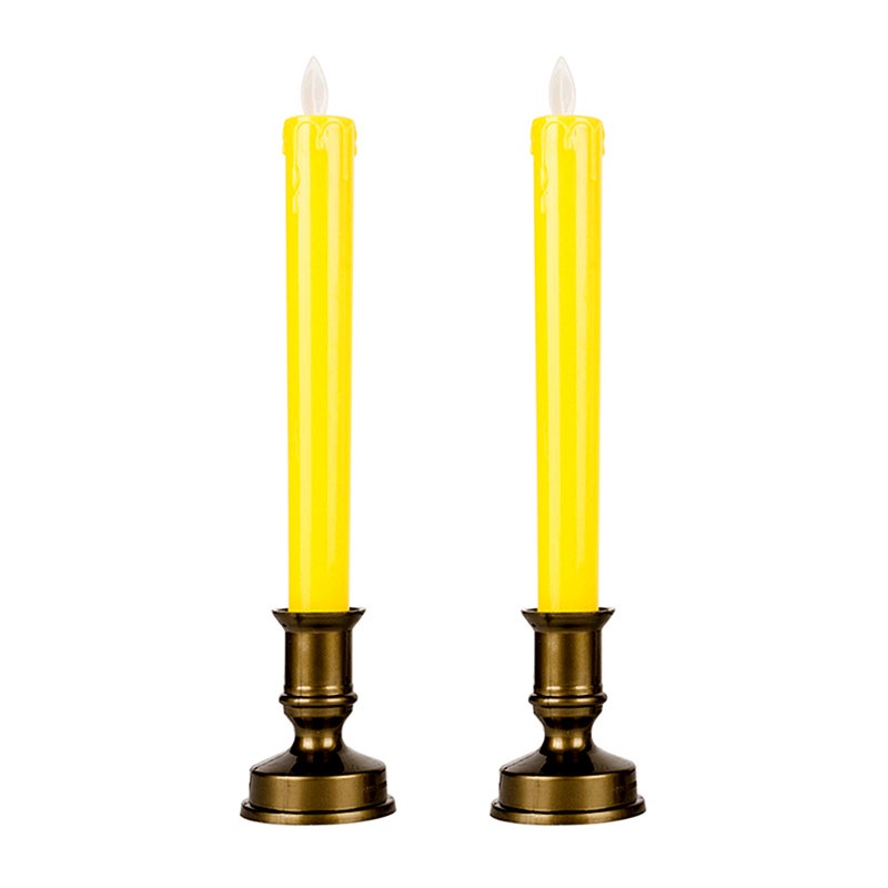 เชิงเทียน USB LED LUZINO รุ่น KB018-YL สีเหลือง