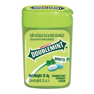 ริกลี่ย์ดับเบิ้ลมินต์เปปเปอร์มินต์12.4WRIGLEYS  DOUBLEMINT PEPPERMINT12.4