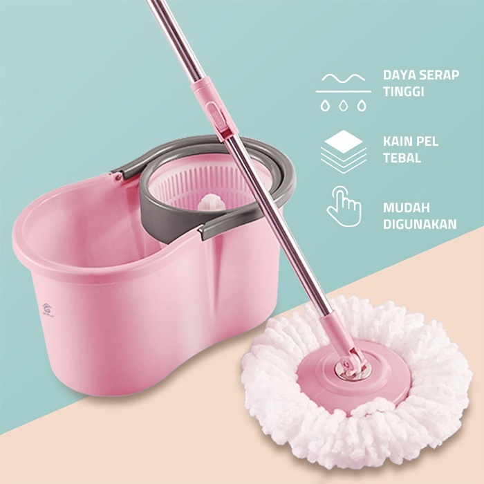 Toserba - FLOOR MOP TOOL / SPIN MOP 360 / SPIN FLOOR MOP CLOTH / SPIN MOP