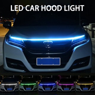 แถบไฟไดนามิก LED 12V DRL ยืดหยุ่น กันน้ํา สําหรับติดรถยนต์