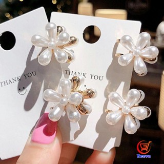 Zeeva กิ๊บติดผมไข่มุก เครื่องประดับผมมุขเทียม รูปดอกเดซี่ Imitation Pearl Hair Clip