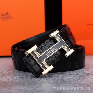 Hermes I-Buckle เข็มขัดลําลอง อเนกประสงค์ ไฮเอนด์ 3.8 สไตล์คลาสสิก สําหรับผู้ชาย