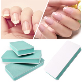 [คลังสินค้าใส]【NailFile】เครื่องมือทําเล็บมือเล็บเท้าตะไบขัดเล็บฟองน้ําสองด้าน