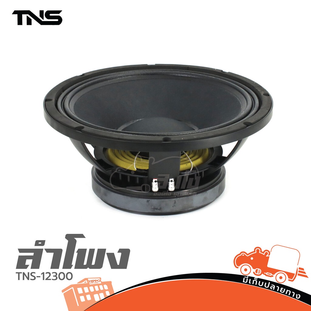 ดอกลำโพง TNS รุ่น 12300MB ขนาด 12 นิ้ว 300 วัตต์ 8 โอห์ม สำหรับตู้กลางแหลม Woofer Speaker Hippo Audio