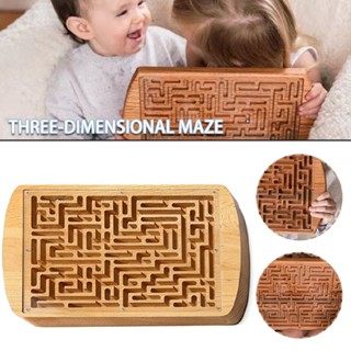 Wooden Labyrinth Games Maze Toy for Kids Wooden Puzzle Maze Brain Teaser Games