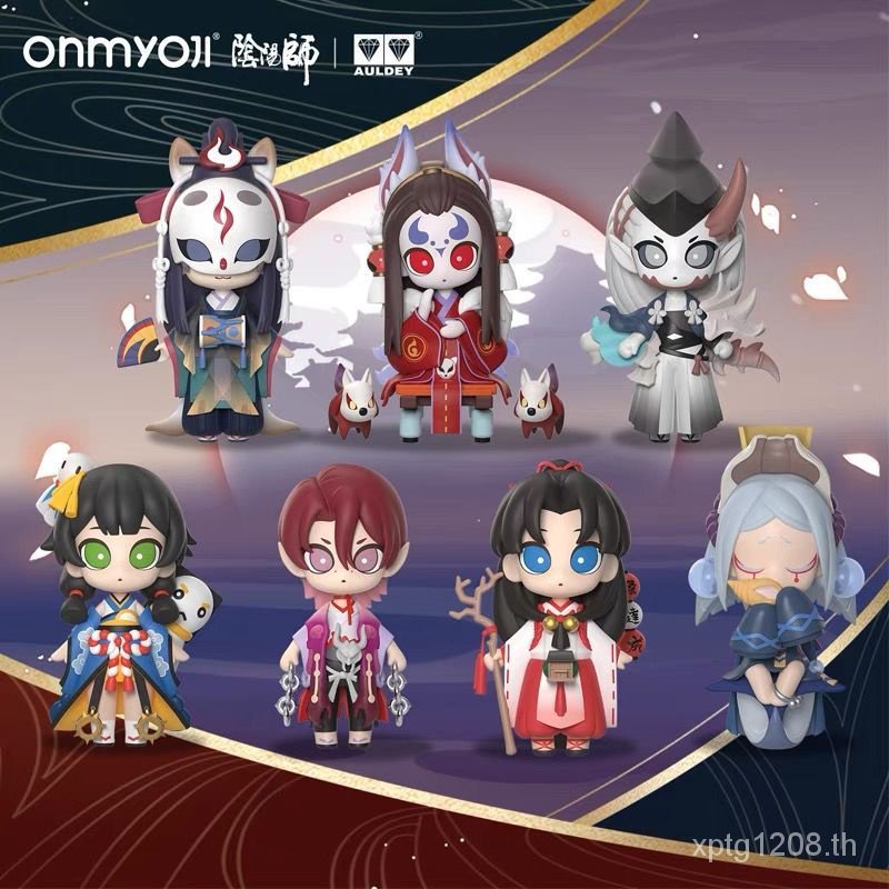 ตุ๊กตาฟิกเกอร์ Onmyoji Mystery Box Tamamo Mae Kido Maru Yuanjie God Jiujiu Lived Whale Game สไตล์โมเดิร์น