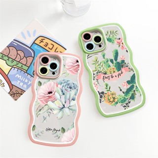 เคสโทรศัพท์มือถือ TPU ลายดอกไม้ และกระบองเพชร สําหรับ Redmi Note 11S 11 Pro Redmi 10C 10A 9A Note 10 5G Note 10S 9C 9T Note 9 Note8 Poco X3 Pro NFC