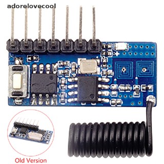 Adth โมดูลถอดรหัสตัวรับสัญญาณ 433mhz rf 4 ช่อง สําหรับเข้ารหัส Martijn 1527 1 ชิ้น