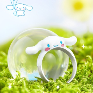 แหวน ลาย Sanrio Cinnamoroll น่ารัก ปรับได้ พร้อมกล่องของขวัญวันเกิด