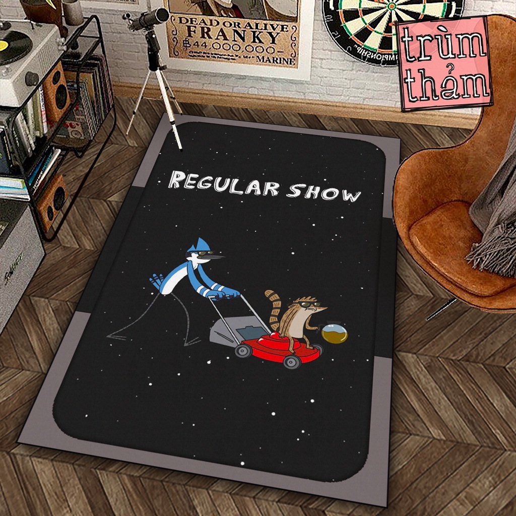 Mordecai Rigby Regular Show พรมตกแต่งการ์ตูน 8Plus ตกแต่ง Study Work มุมห้องนอนห้องนั่งเล่นสํานักงาน