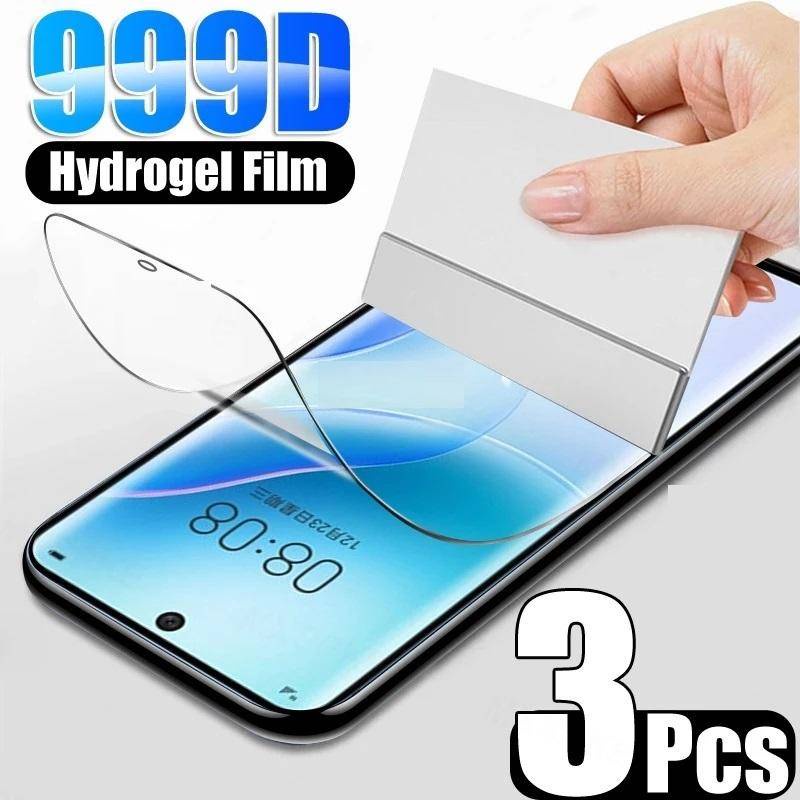 3 ชิ้นสําหรับ Huawei Y5 Y6 Y7 Y9 Y5P Y6P Y8P Y6A Y9A Y7A Prime 2019 ป้องกันหน้าจอฟิล์มHydrogelสําหรั