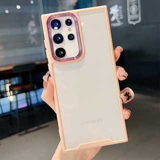 เคสโทรศัพท์มือถือแบบนิ่ม TPU ใส กันกระแทก พร้อมกรอบกันชน สําหรับ Samsung A14 A13 A12 A22 A23 A32 A33 A34 A52 A53 A54 A73 4G 5G