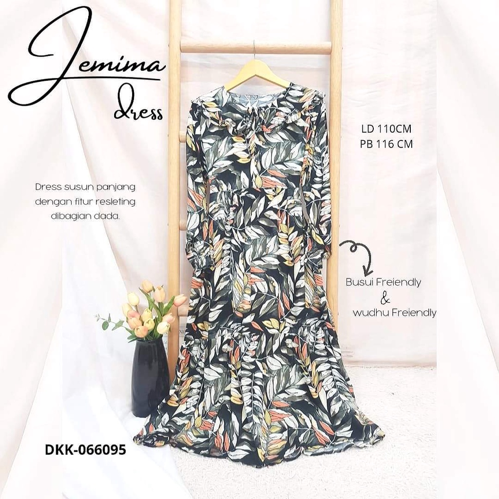 Jemima Dress Rayon โดย Jolin ชุดนอน (DKK-066)