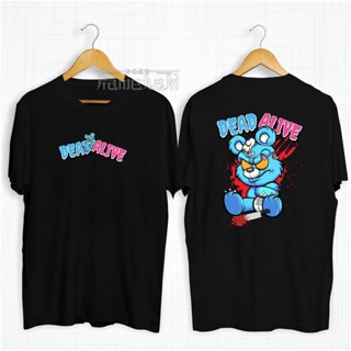 Kaos Distro DEAD ALIVE TEDDY BEAR ZOMBIE Bloody Edition Kaos BEAR Baju เสื้อยืดลําลอง ผ้าฝ้าย สําหรับผู้ชาย ผู้หญิง_01