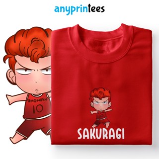 anyprint slamdunk tshirt Chibi Sakuragi t shirt slumdunk oversize t shirt for men women top red_09