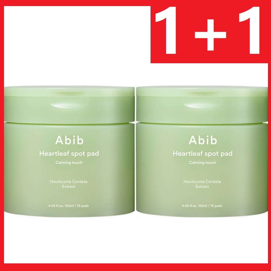 1 + 1 ABIB Heartleaf Spot pad Calming Touch 80pads ABIB แผ่นโทนเนอร์ ABIB Heartleaf Spot Pad Calming