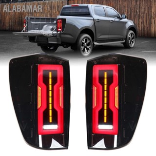 ALABAMAR ชุดประกอบไฟท้าย LED 1 คู่ไฟเลี้ยวควัน IP67 ทดแทนกันน้ำสำหรับ Mazda BT-50 2020-2022