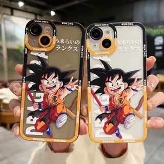 เคสโทรศัพท์มือถือ ซิลิโคนนุ่ม ใส ลายโกคู ดราก้อนบอล สําหรับ iPhone 15 Pro Max 11 12 13 14 lphone SE 2022 7 8 Plus